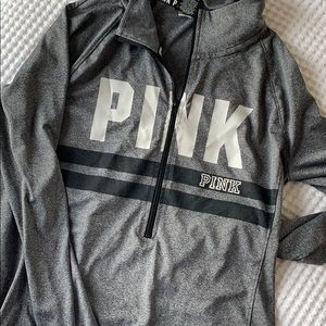 Pink half zip